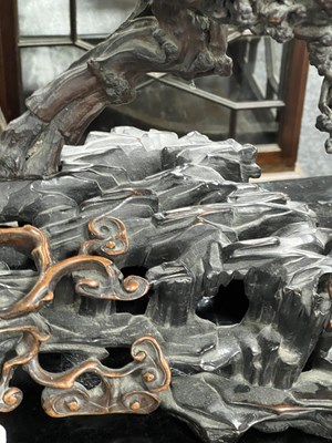 Lot 777 - A 19TH CENTURY CHINESE ROOTWOOD SCULPTURE