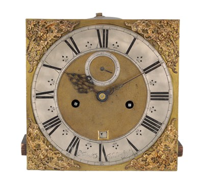 Lot 1304 - E. PATRICK, DE PARSHORE FECIT, A CHARLES II 10" LONGCASE CLOCK MOVEMENT