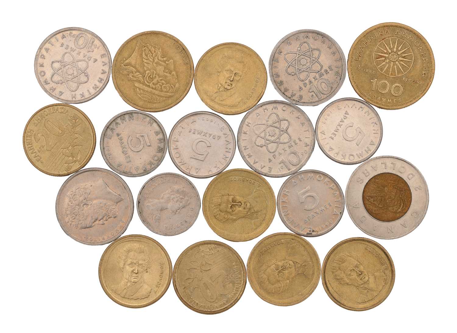 Lot 265 - A COLLECTION OF 20TH CENTURY EUROPEAN COINS