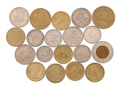 Lot 265 - A COLLECTION OF 20TH CENTURY EUROPEAN COINS