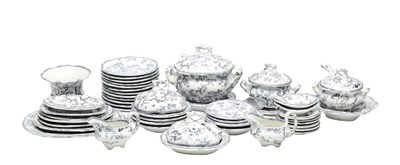 Lot A VICTORIAN HACKWOODS TRANSFER PRINTED EARTHENWARE CHILD'S DINNER SERVICE