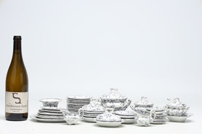 Lot A VICTORIAN HACKWOODS TRANSFER PRINTED EARTHENWARE CHILD'S DINNER SERVICE
