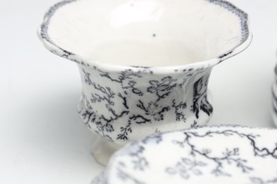 Lot A VICTORIAN HACKWOODS TRANSFER PRINTED EARTHENWARE CHILD'S DINNER SERVICE