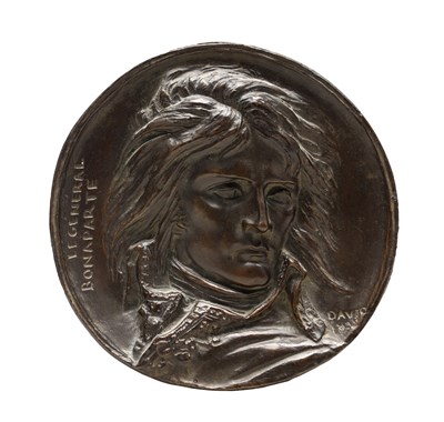Lot A 19TH CENTURY BRONZE PLAQUE 'LE GENERAL BONAPARTE'