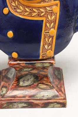 Lot A LATE 19TH CENTURY STAFFORDSHIRE PEARLWARE BUST OF NAPOLEON BONAPARTE