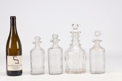 Lot A COLLECTION OF EARLY 19TH CENTURY CUT GLASS PIECES
