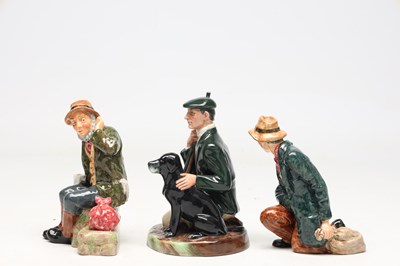 Lot A COLLECTION OF THREE ROYAL DOULTON PORCELAIN FIGURES