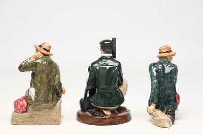Lot A COLLECTION OF THREE ROYAL DOULTON PORCELAIN FIGURES