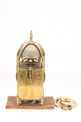 Lot 93 - JOSEPH WINDMILLS, LONDON. A WILLIAM AND MARY STRIKING LANTERN CLOCK