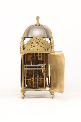 Lot MARKWICK, LONDON. A WILLIAM AND MARY STRIKING VERGE LANTERN CLOCK