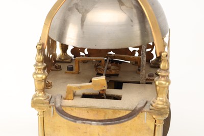Lot MARKWICK, LONDON. A WILLIAM AND MARY STRIKING VERGE LANTERN CLOCK