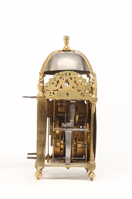 Lot MARKWICK, LONDON. A WILLIAM AND MARY STRIKING VERGE LANTERN CLOCK