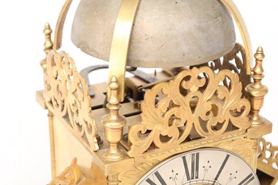 Lot JAMES DRURY, LONDON. A LATE 17TH CENTURY VERGE WINGED LANTERN CLOCK