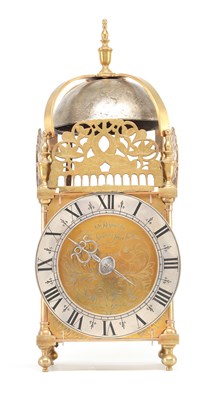 Lot WILLIAM REYNOLDS, LONDON. A 17TH CENTURY AND LATER STRIKING LANTERN CLOCK