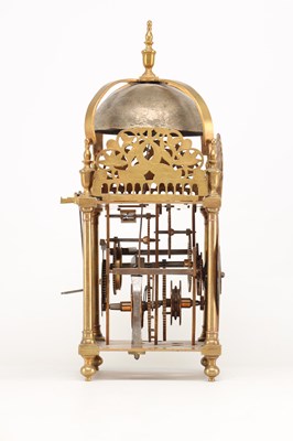 Lot WILLIAM REYNOLDS, LONDON. A 17TH CENTURY AND LATER STRIKING LANTERN CLOCK