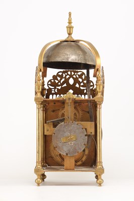Lot WILLIAM REYNOLDS, LONDON. A 17TH CENTURY AND LATER STRIKING LANTERN CLOCK