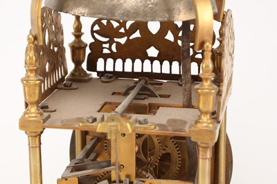 Lot WILLIAM REYNOLDS, LONDON. A 17TH CENTURY AND LATER STRIKING LANTERN CLOCK