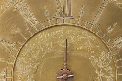 Lot JOHN EBSWORTH, LONDON. AN ENGLISH CHARLES II STRIKING LANTERN CLOCK