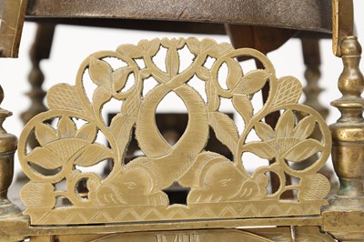 Lot JOHN EBSWORTH, LONDON. AN ENGLISH CHARLES II STRIKING LANTERN CLOCK