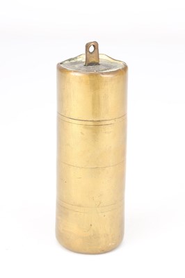 Lot 169 - HUMPHREY BANNISTER, CROYDON. A CHARLES II BRASS STRIKING LANTERN CLOCK