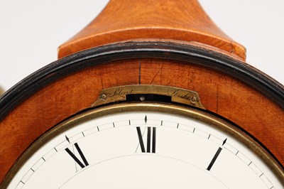 Lot EDWARD HARLEY, LONDON. A GEORGE III SATINWOOD DOUBLE FUSEE BRACKET CLOCK WITH ORMOLU QUARTER COLUMNS