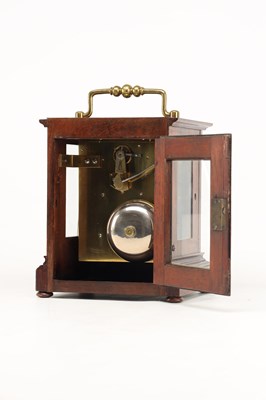 Lot SHEPPARD, BRISTOL. A SMALL ROSEWOOD DOUBLE FUSEE FOUR-GLASS LIBRARY CLOCK