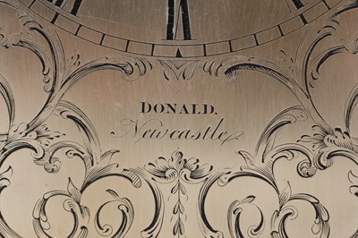 Lot DONALD, NEWCASTLE. A SMALL LATE REGENCY ROSEWOOD FUSEE TIMEPIECE MANTEL CLOCK
