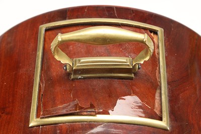 Lot WILLIAM FENTON, LONDON. A GEORGE III FIGURED MAHOGANY VERGE BRACKET CLOCK