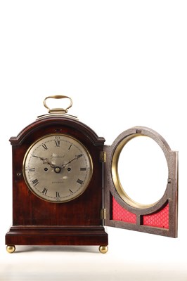 Lot GODDARD, LONDON. A REGENCY MAHOGANY DOUBLE FUSEE BRACKET CLOCK