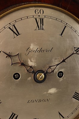 Lot GODDARD, LONDON. A REGENCY MAHOGANY DOUBLE FUSEE BRACKET CLOCK