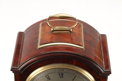 Lot GODDARD, LONDON. A REGENCY MAHOGANY DOUBLE FUSEE BRACKET CLOCK