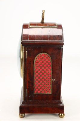 Lot GODDARD, LONDON. A REGENCY MAHOGANY DOUBLE FUSEE BRACKET CLOCK
