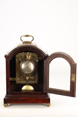 Lot GODDARD, LONDON. A REGENCY MAHOGANY DOUBLE FUSEE BRACKET CLOCK