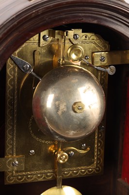 Lot GODDARD, LONDON. A REGENCY MAHOGANY DOUBLE FUSEE BRACKET CLOCK