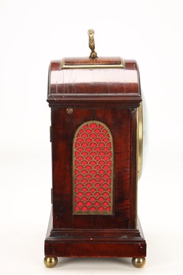 Lot GODDARD, LONDON. A REGENCY MAHOGANY DOUBLE FUSEE BRACKET CLOCK