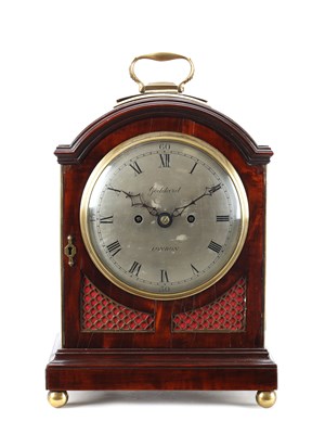 Lot GODDARD, LONDON. A REGENCY MAHOGANY DOUBLE FUSEE BRACKET CLOCK