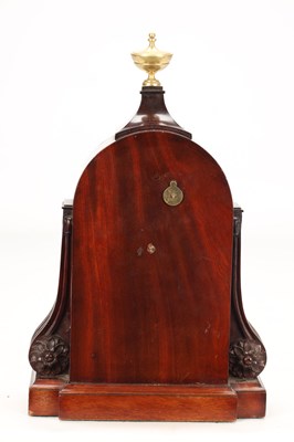 Lot BROCKBANK & ATKINS, LONDON. AN EARLY 19TH CENTURY MAHOGANY EIGHT DAY MARINE CHRONOMETER MANTEL CLOCK