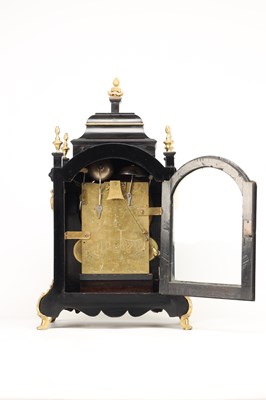 Lot THOMAS LOZANO, LONDON. A GEORGE III ORMOLU MOUNTED TRIPLE FUSEE QUARTER CHIMING BRACKET CLOCK