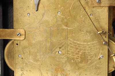 Lot THOMAS LOZANO, LONDON. A GEORGE III ORMOLU MOUNTED TRIPLE FUSEE QUARTER CHIMING BRACKET CLOCK