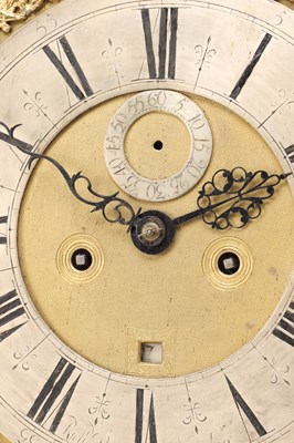 Lot RICHARD PRINT, LONDON. AN EARLY 18TH CENTURY LONGCASE CLOCK MOVEMENT