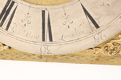 Lot RICHARD PRINT, LONDON. AN EARLY 18TH CENTURY LONGCASE CLOCK MOVEMENT