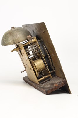 Lot RICHARD PRINT, LONDON. AN EARLY 18TH CENTURY LONGCASE CLOCK MOVEMENT