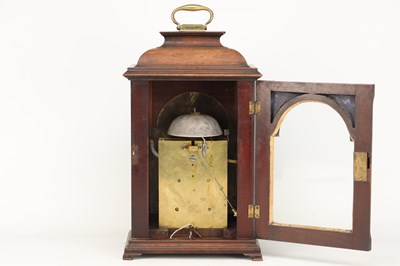 Lot JOHN KIRKWOOD, REDPATH. A GEORGE III WALNUT VERGE STRIKING BRACKET CLOCK