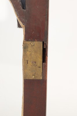 Lot JOHN KIRKWOOD, REDPATH. A GEORGE III WALNUT VERGE STRIKING BRACKET CLOCK
