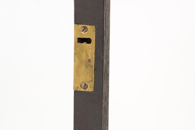 Lot THOMAS HUNTER JR., LONDON. A GEORGE III ORMOLU MOUNTED EBONISED VERGE STRIKING BRACKET CLOCK