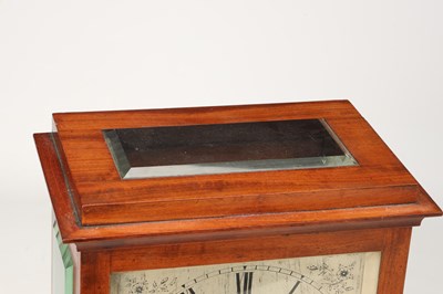 Lot WEBSTER, LONDON. A VICTORIAN MAHOGANY FOUR GLASS DOUBLE FUSEE BRACKET CLOCK