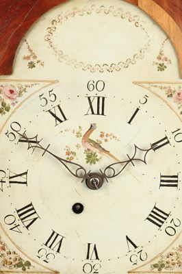 Lot WILLIAM NICKISSON, NEWCASTLE-UNDER-LYME. A GEORGE III FIGURED MAHOGANY PULL QUARTER REPEATING VERGE BRACKET CLOCK