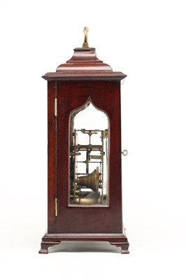 Lot THOMAS HILL, LONDON A GEORGE I VERGE TIMEPIECE BRACKET CLOCK MOVEMENT IN LATER CASE