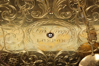 Lot FRANCIS GREGG, LONDON. A SMALL GEORGE II EBONISED PULL QUARTER REPEATING VERGE BRACKET CLOCK