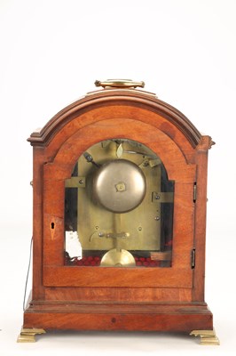 Lot W. WILLIAMS, BRECON. A WELSH REGENCY PAD TOP FIGURED MAHOGANY BRACKET CLOCK